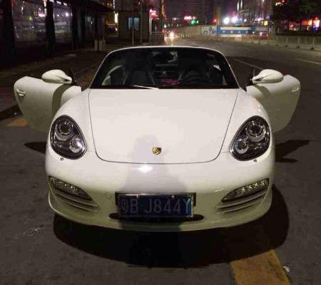 【深圳】2012年4月 保时捷 boxster 1447款 boxster blacked 白色