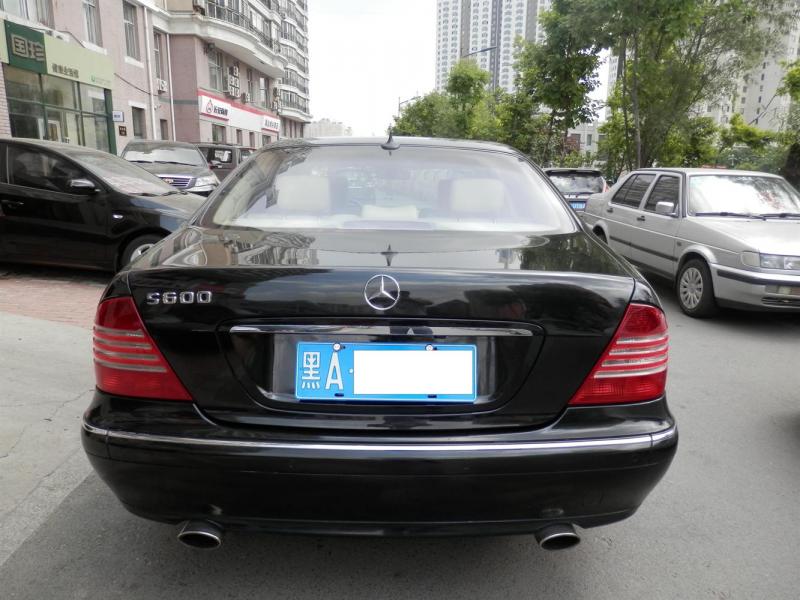 【哈尔滨】2004年6月 奔驰 s级 s600 l 黑色 自动档