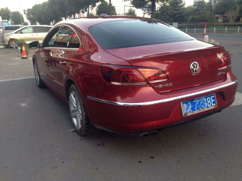 【宁波】2013年9月 大众 cc 1.8 tsi 豪华版 红色 手自一体