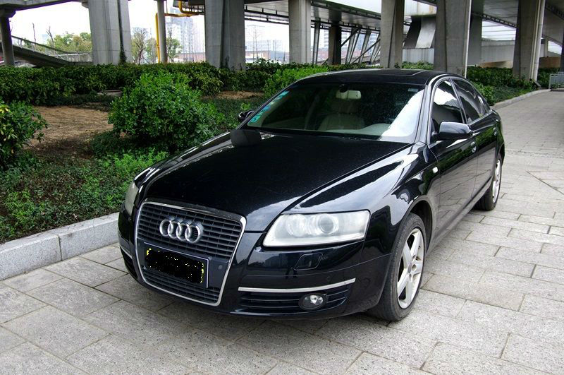 【宁波】2008年6月 奥迪a6l3.2四驱 黑色 黑色 手自一体
