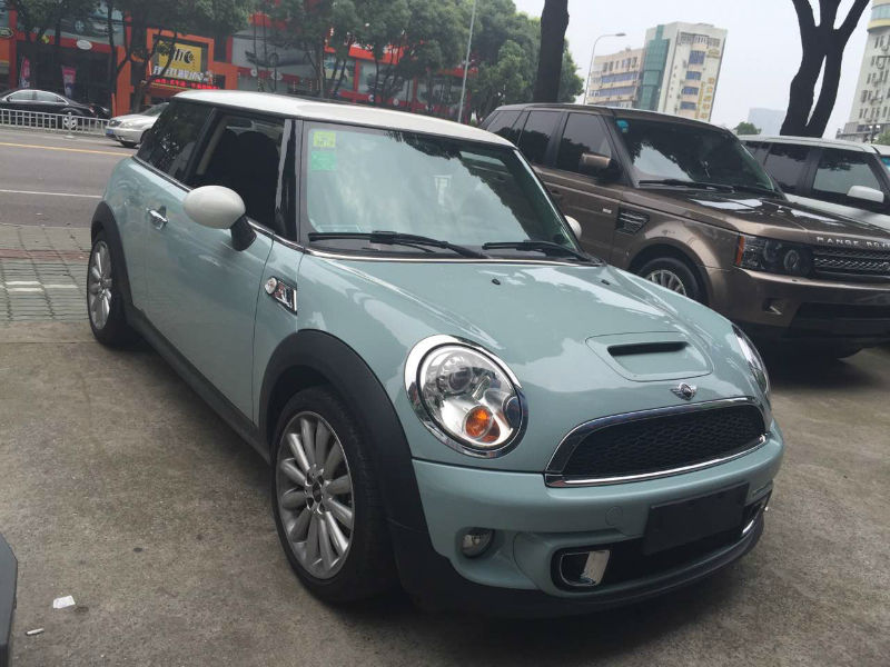 【宁波】2013年5月 宝马minicoopers 蓝色 手自一体