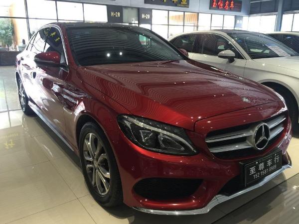 【台州】2014年12月 奔驰 c级 c200l 2.0t 运动型 红色 手自一体