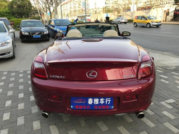 【上海】2006年4月 雷克萨斯 sc sc430 敞篷 两门 自动档