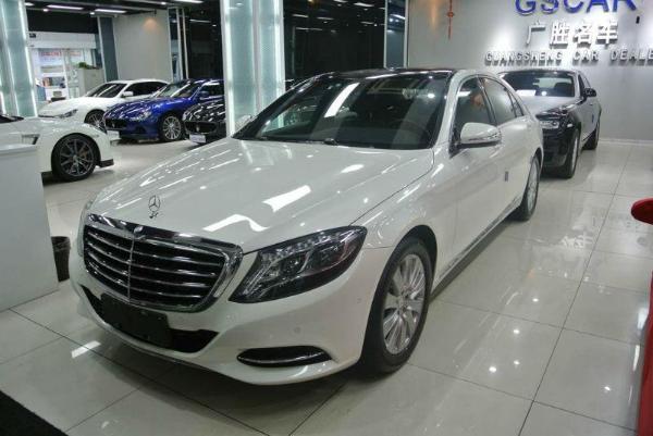 【杭州】2014年12月 奔驰 s级 s400l 3.0t 尊贵型 白色 手自一体