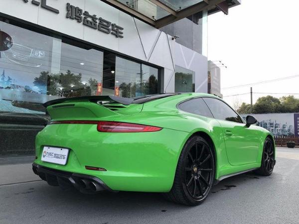 【上海】2014年1月 保时捷 911 carrera 4s 3.8l 绿色 自动档