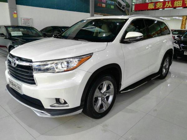 【西安】2015年5月 丰田 汉兰达 2.0t 四驱豪华导航版7座 白色 自动档