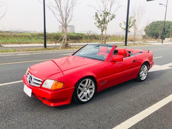 杭州1997年11月奔驰奔驰sl级2001款sl50050v8红色自动档