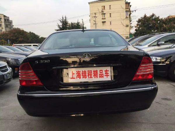 【上海】2004年9月 奔驰 s级 s350 3.7 黑色 手自一体