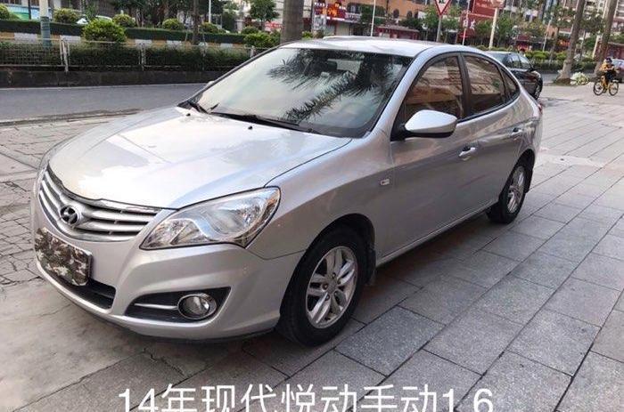 2014年6月现代 悦动 2011款 1.6l 手动舒适型