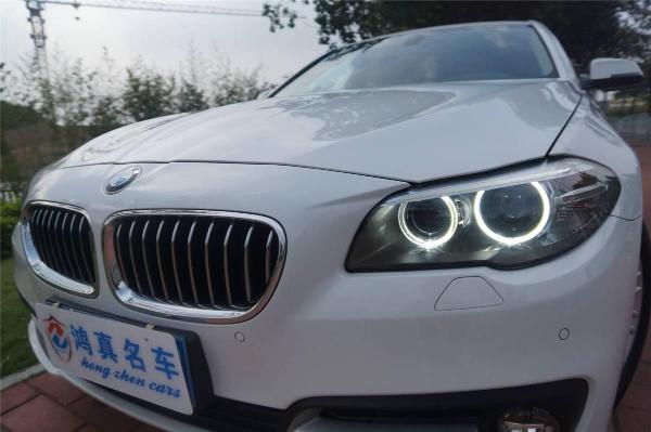【广州】2014年9月 宝马 宝马5系 525li 2.0t 领先型 白色 手自一体