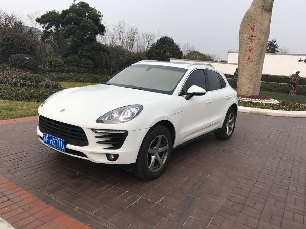 【南通】2016年4月 保时捷 macan 2.0t 白色 手自一体