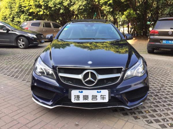 【深圳】2013年5月 奔驰 e级 e200 cgi coupe 1.8t 蓝色 自动档