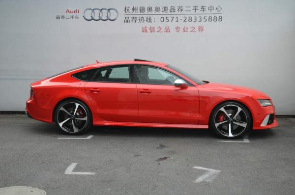 【杭州】2016年8月 奥迪 奥迪rs rs7 sportback 4.0t 红色 自动档