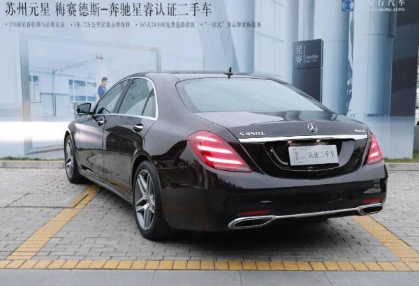 【苏州】2017年10月 奔驰s级 s450l 3.0t 手自一体
