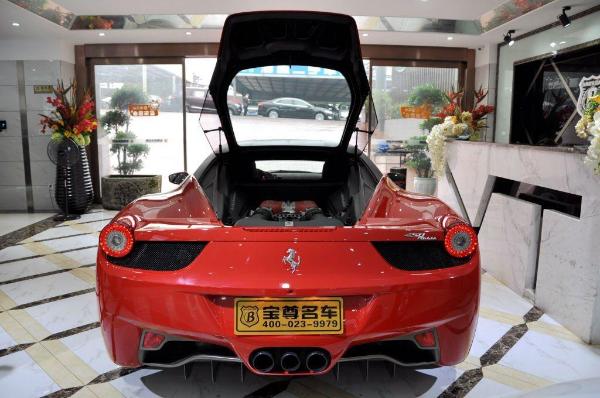 重庆2014年4月法拉利458法拉利4582011款45litalia红色自动档