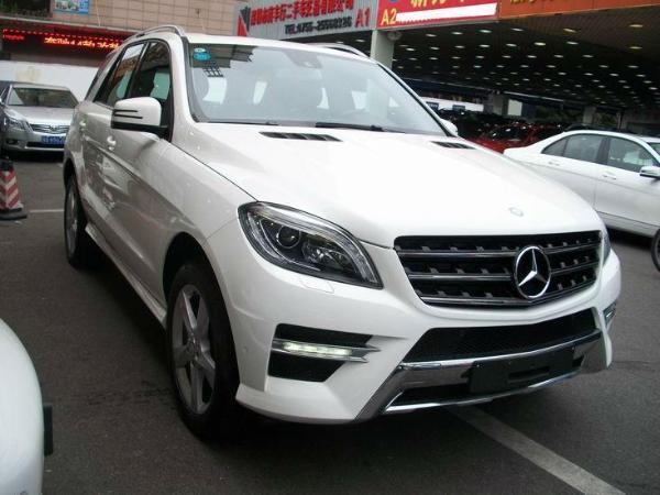 【深圳】2014年9月 奔驰 m级 ml320 4matic 3.0t 白色 手自一体