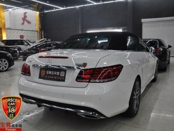 【苏州】2015年4月 奔驰 2015款 e260敞篷(进口) 白色 手自一体