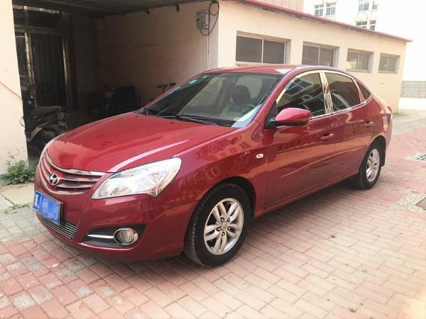 【沧州】2012年10月 现代 悦动 1.6l 手动舒适型 红色 自动档