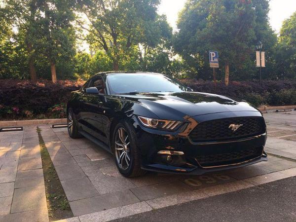 福特mustang野马图片,福特mustang野马 【临沂】2018年5月 福特 野马 2.3t 暗夜性能版 黑色 自动档