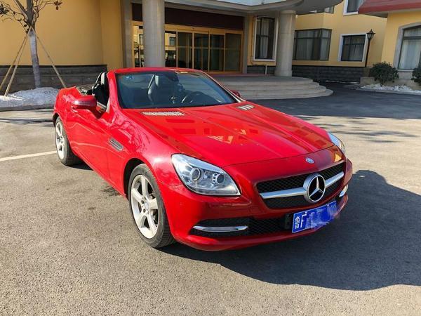 【烟台】2013年5月 奔驰slk级 slk200 1.8t 时尚型 红色 自动档