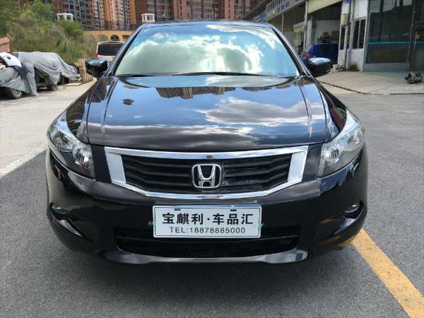 【南宁】2009年6月 本田 雅阁 雅阁 2008款 2.0l ex navi 黑色 自动档