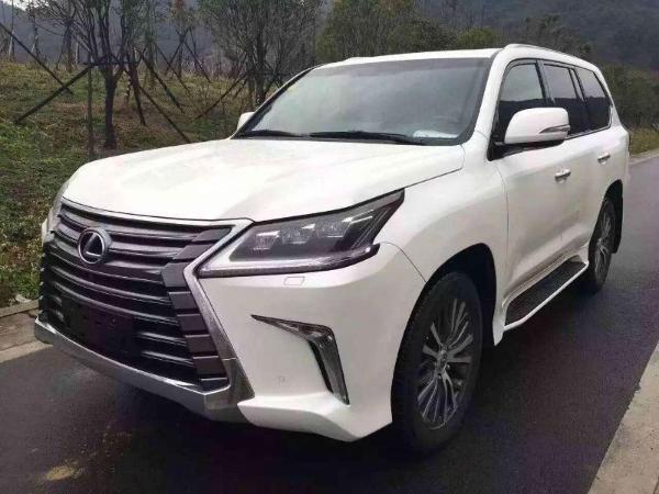 白色雷克萨斯lx570车展 雷克萨斯lx450