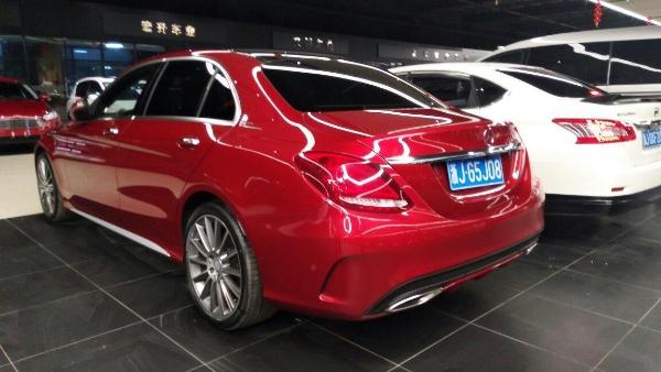 【台州】2016年4月 奔驰 c级 c200 2.0t 运动型(改款) 红色 手自一体