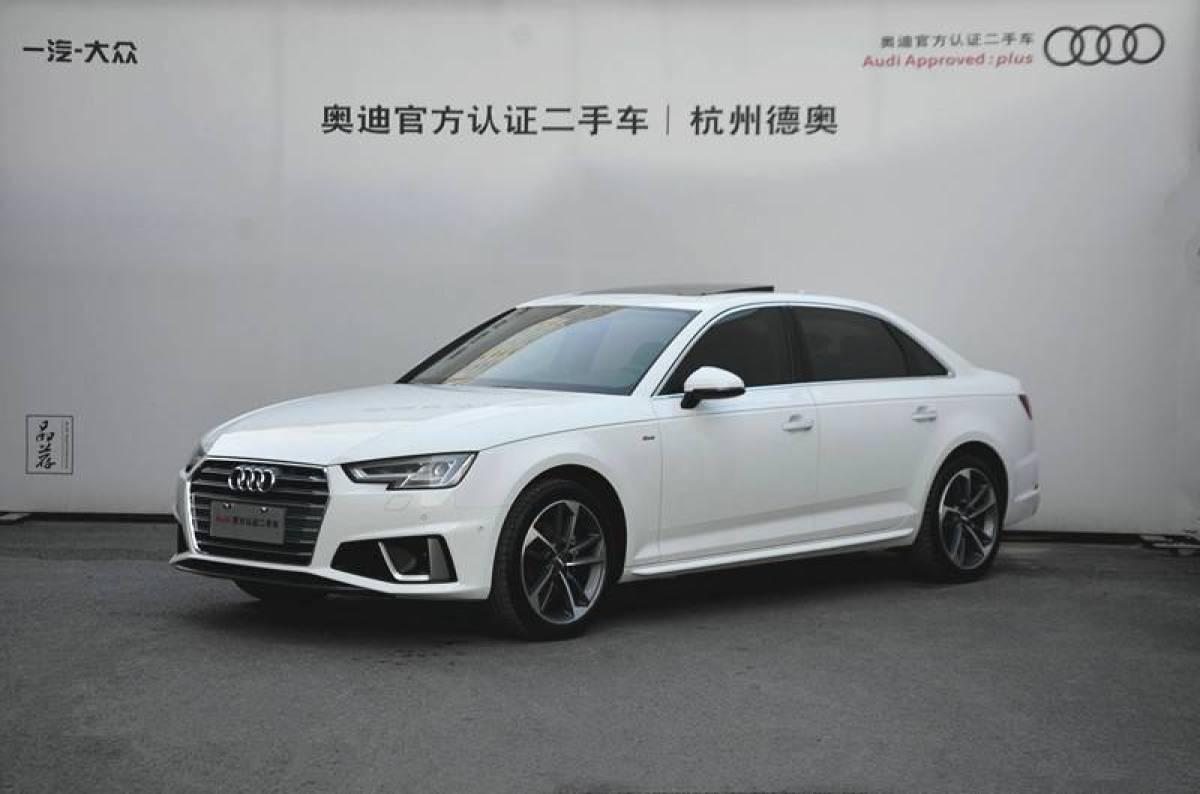 【杭州】2019年2月 奥迪 奥迪a4l 2019款 40 tfsi 时尚型 国v 白色