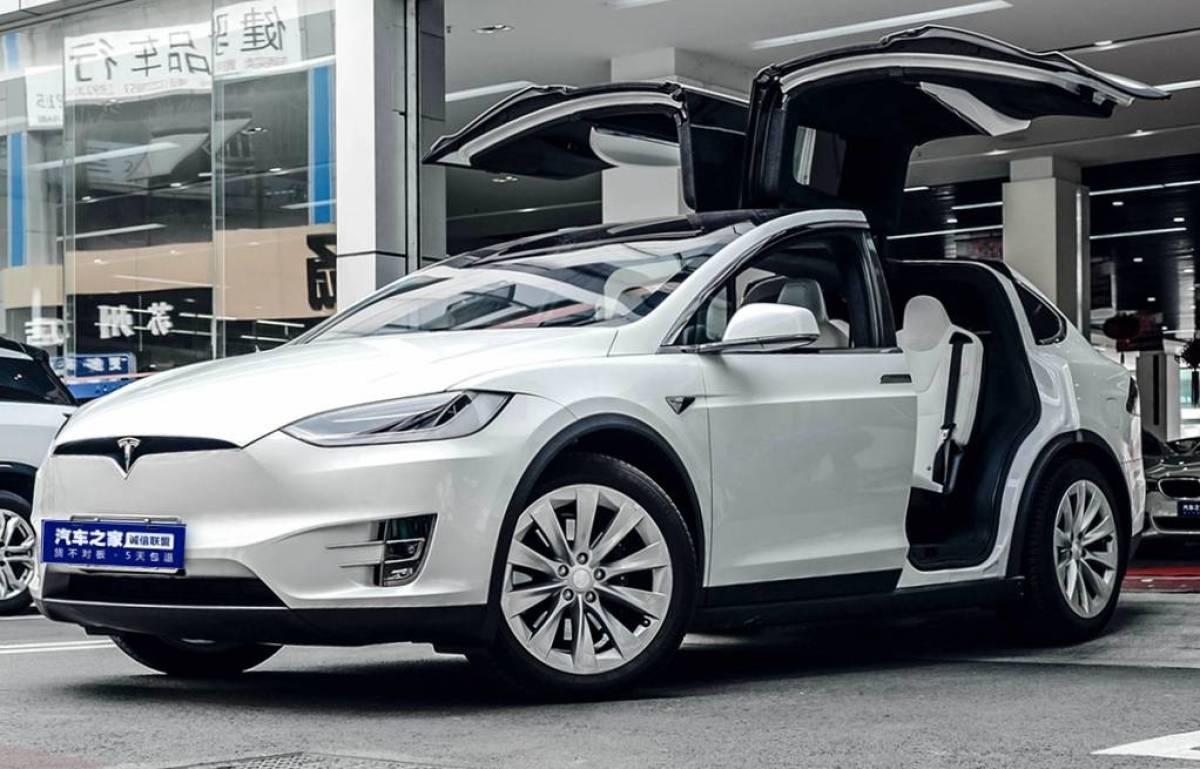 【苏州】2020年1月 特斯拉 model x 2019款 长续航版 白色 自动档