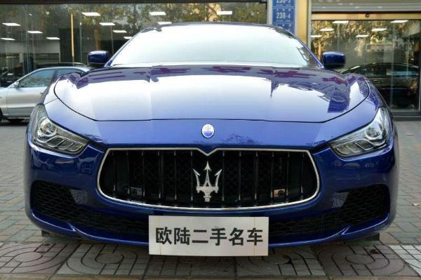 【南京】2015年12月 玛莎拉蒂 ghibli s 3.0t 蓝色 自动档