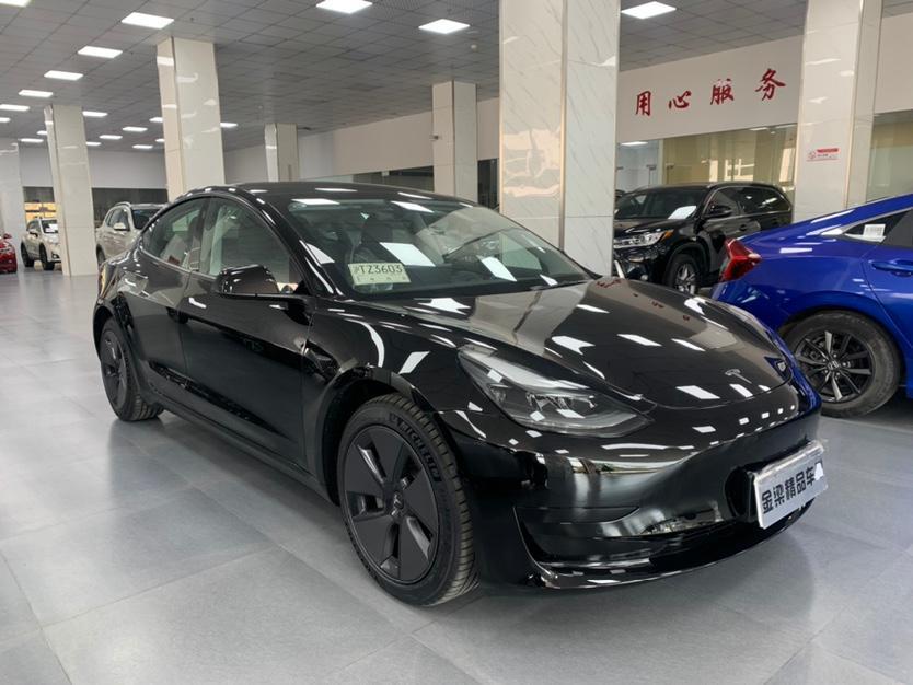 上海2021年3月特斯拉model32019款标准续航后驱升级版黑色自动档