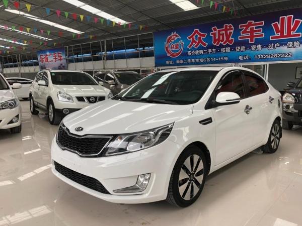 【宁德】2013年5月 起亚k2 1.6l at premium eco 白色 自动档