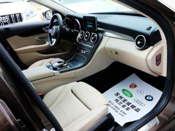 【苏州】2015年5月 奔驰 c级 c200l 2.0t 运动型 手自一体