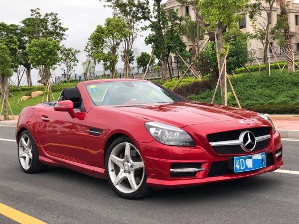 【汕头】2012年6月 奔驰slk级 slk200 1.8t 豪华运动型 红色 手自一体