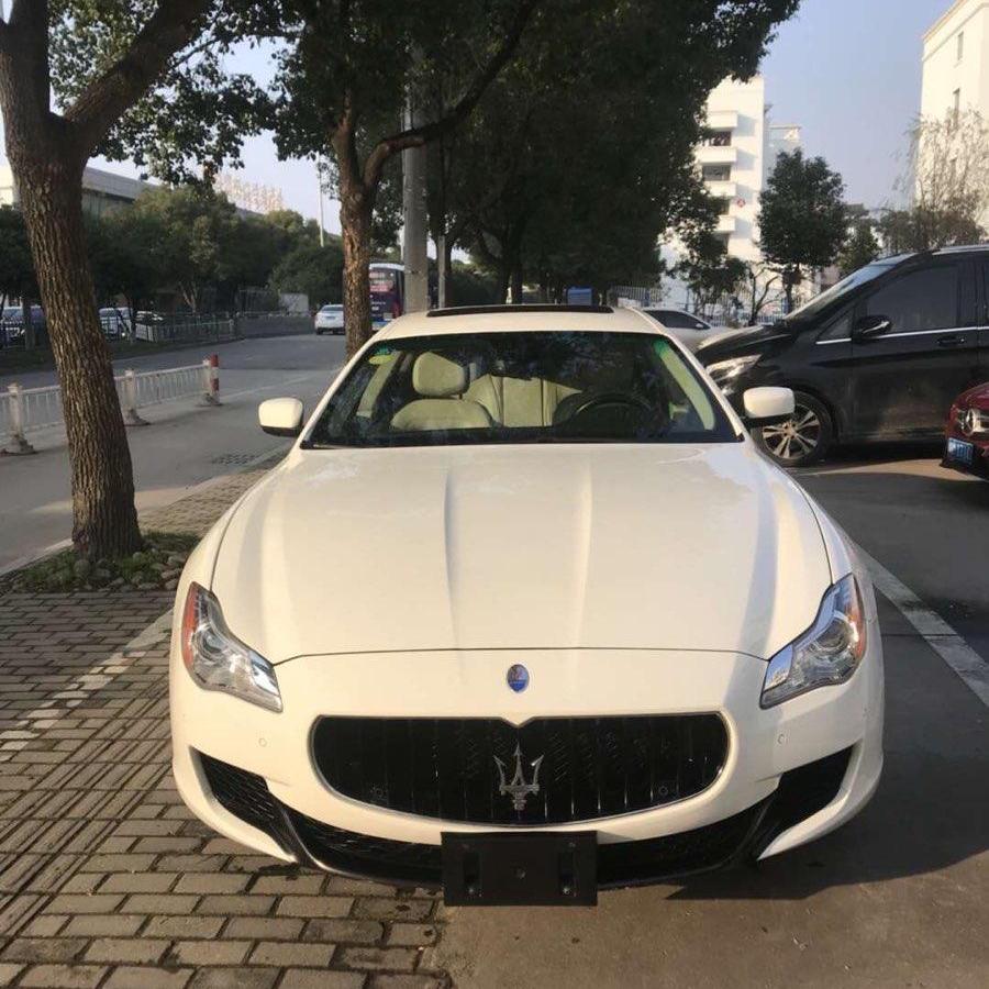 台州2015年2月玛莎拉蒂总裁2013款30t标准型白色手自一体
