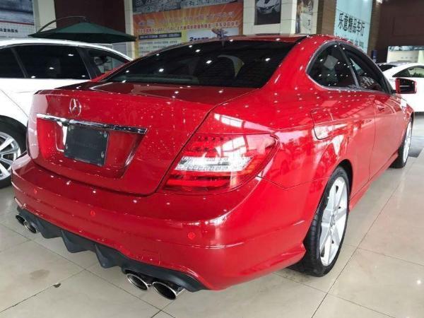 【菏泽】2014年4月 奔驰 c级 c180 coupe 1.8t 红色 自动档