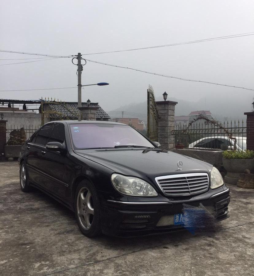 【杭州】2003年10月 奔驰 奔驰s级 2004款 s 600 手自一体