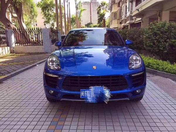 【厦门】2016年7月 保时捷 macan 保时捷 macan 蓝色 自动档