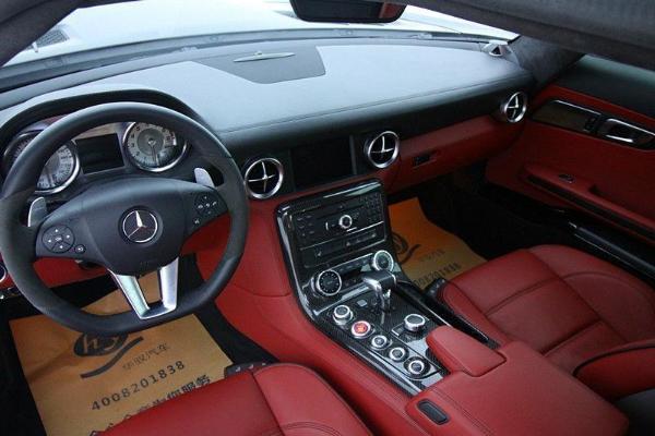 【上海】2012年6月 奔驰 sls amg 6.2 黑色 自动档
