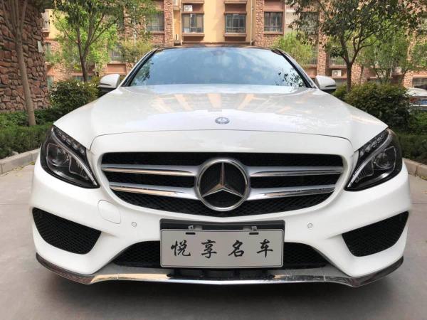 【济南】2017年4月 奔驰c级 c200l 2.0t 运动型 白色 手自一体