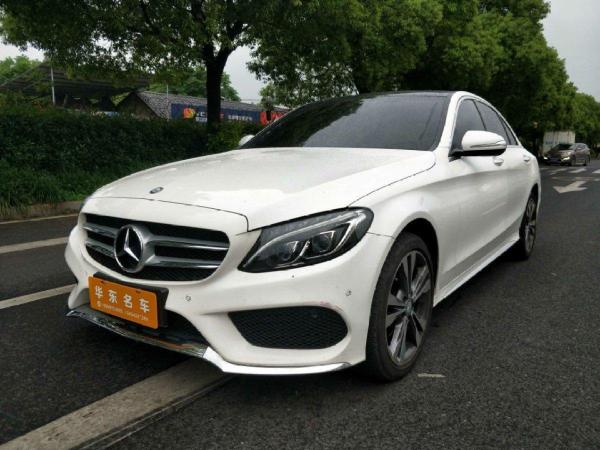 【衢州】2016年4月 奔驰c级 c200l 2.0t 4matic 运动型 白色 手自一体