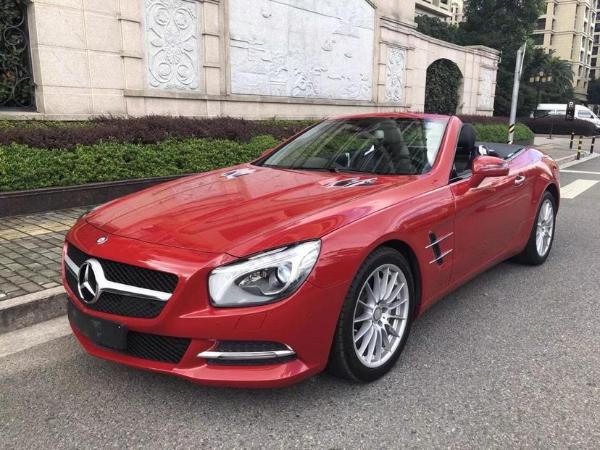 【温州】2015年9月 奔驰sl级 sl350 3.5l 时尚型 红色