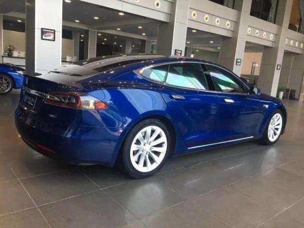 【宁波】2016年8月 特斯拉 model s 2016款 90d 蓝色 自动档