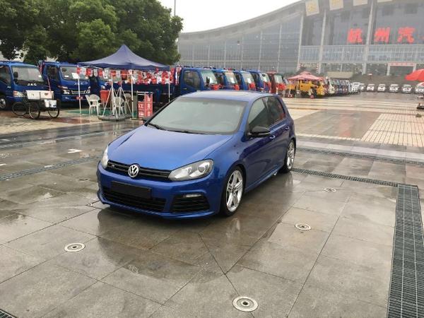 【杭州】2012年6月 大众 高尔夫 golf r 2.0tsi 蓝色 手自一体