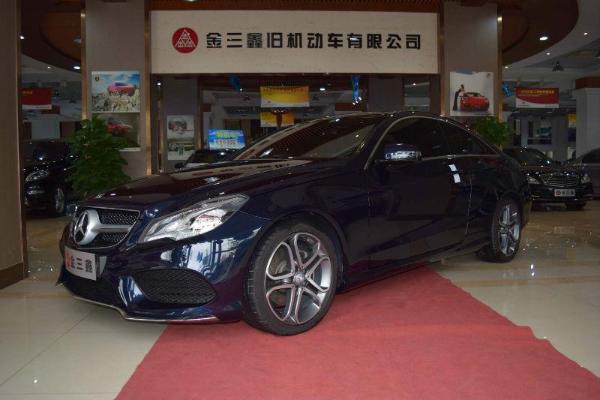 【武汉】2015年5月 奔驰 e级 e200 coupe 2.0t 蓝色 自动档