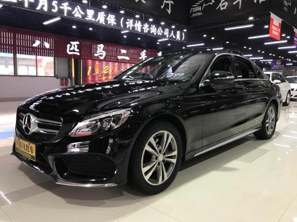 【金华】2016年9月 奔驰c级 c200l 2.0t 运动型 黑色 自动档