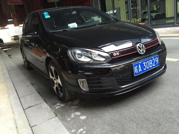 【合肥】2012年9月 大众 高尔夫 gti 2.0 tsi 黑色 手自一体