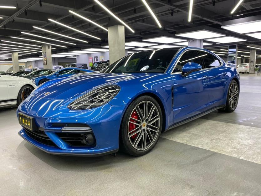 杭州2018年4月保时捷panamera2017款panamera4s29t蓝色手自一体