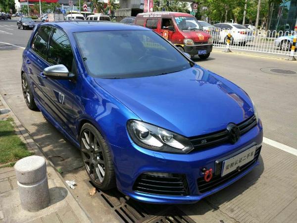 【海口】2014年7月 大众 高尔夫 golf r 2.0tsi 蓝色 手自一体