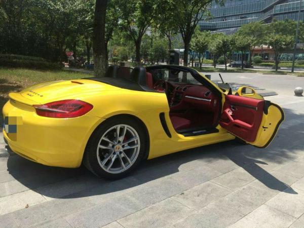 【宁波】2014年1月 保时捷boxster2.7 黄色 手自一体